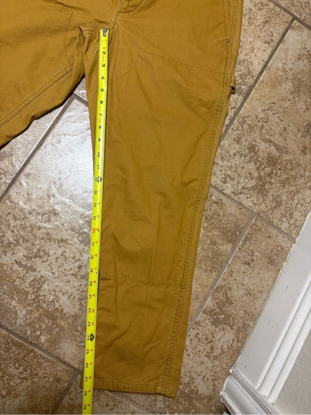 Rag & Bone Double Knee Workwear Pants Men's 33 Chino Straight Buttonfly